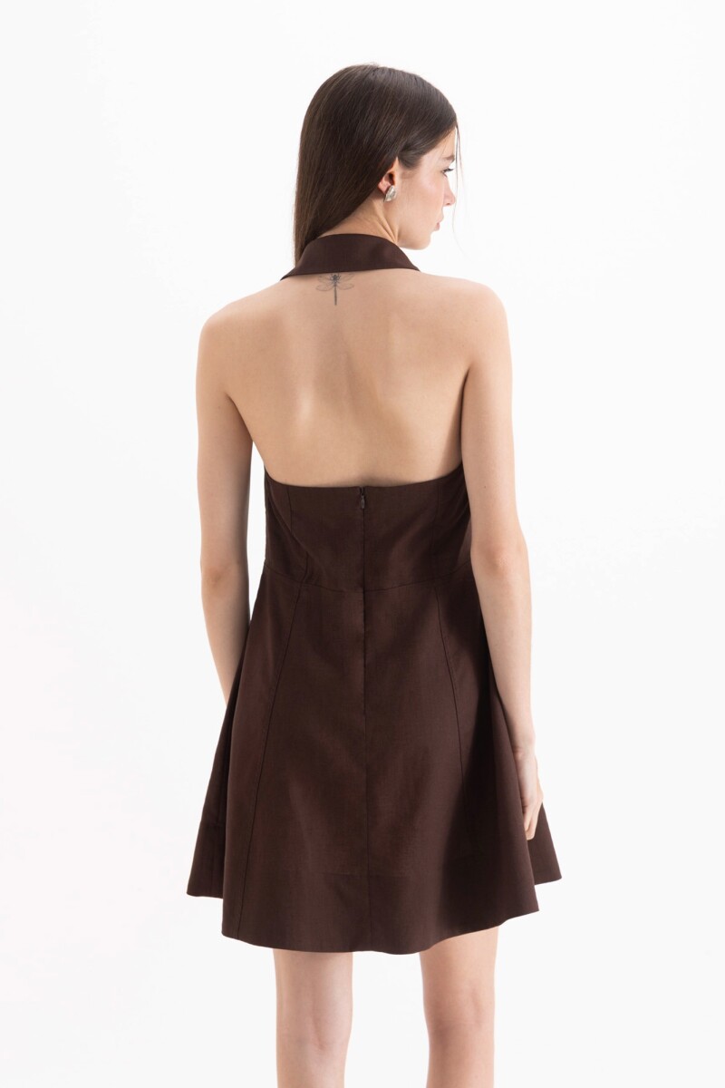 VESTIDO IRIS Marron