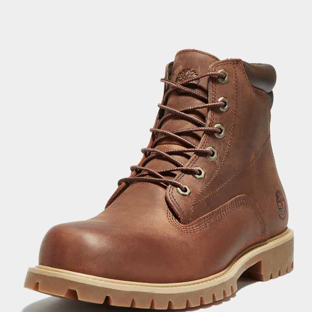 Botas Alburn 6 Inch Waterproof Hombre Mocha Bisque
