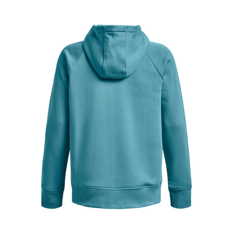 Canguro de Mujer Under Armour Rival Fleece Azul Claro - Blanco