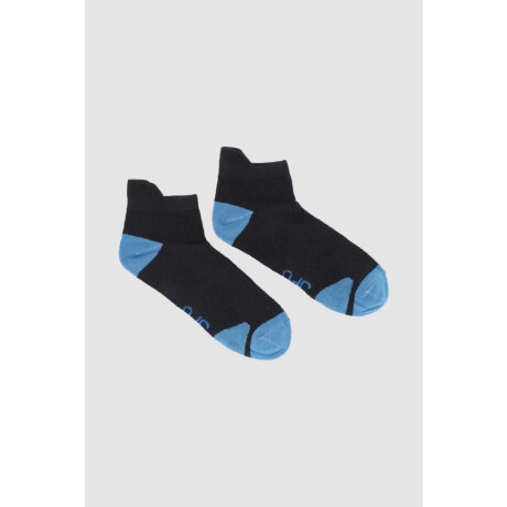 Medias cortas diseño deportivas Negro