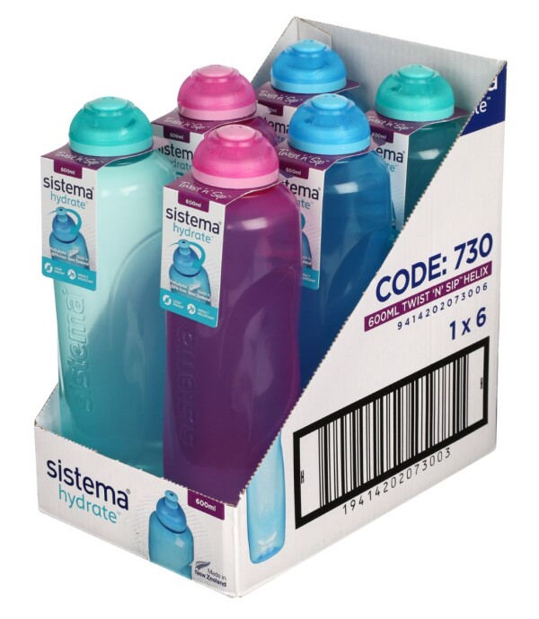 Botella de plástico 600ml Varios