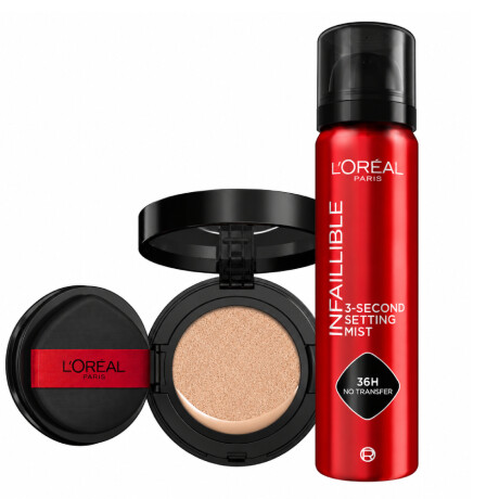 Pack L'Oréal Paris Infaillible Air Wear Fijación y Cobertura N°140 Pack L'Oréal Paris Infaillible Air Wear Fijación y Cobertura N°140