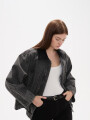 Campera Ralon Gris Oscuro
