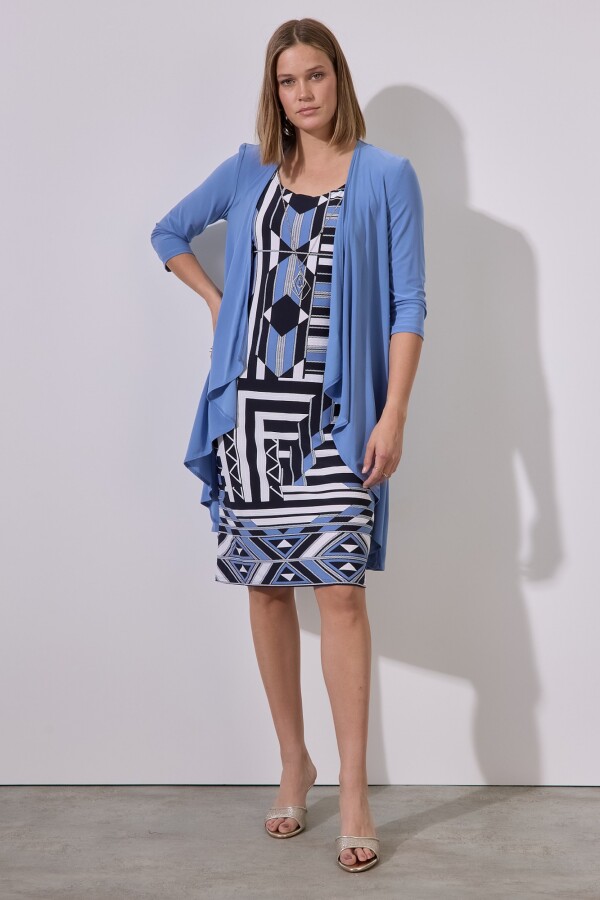 Set Vestido & Chaqueta CELESTE/MULTI