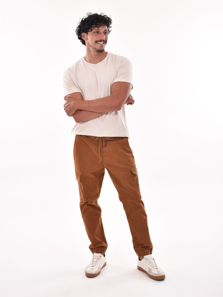 PANTALON JOGGER ANTONIO CAMEL
