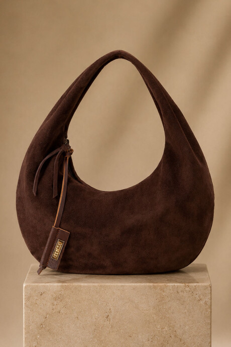 Cartera Donna Gamuza chocolate