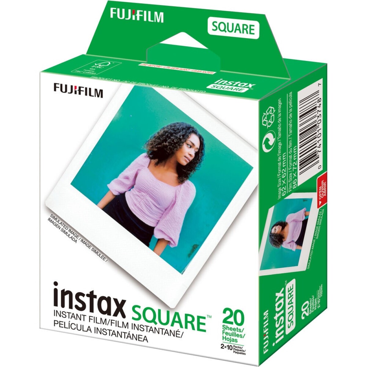Papel Fujifilm Instax Square Film X 20 - 001 