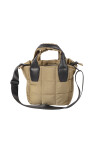Bandolera Shopper Puffer Verde militar