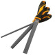 TOLSEN JUEGO 3 ESCOFINAS C/MANGO 8 Tolsen Juego 3 Escofinas C/mango 8