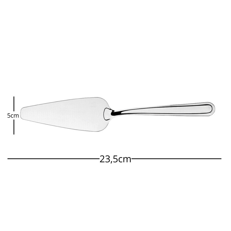 Pala de torta acero inoxidable 23,5 cm Clean di solle PLATEADO