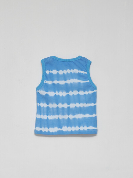 MUSCULOSA ESTAMPADA Azul bolita