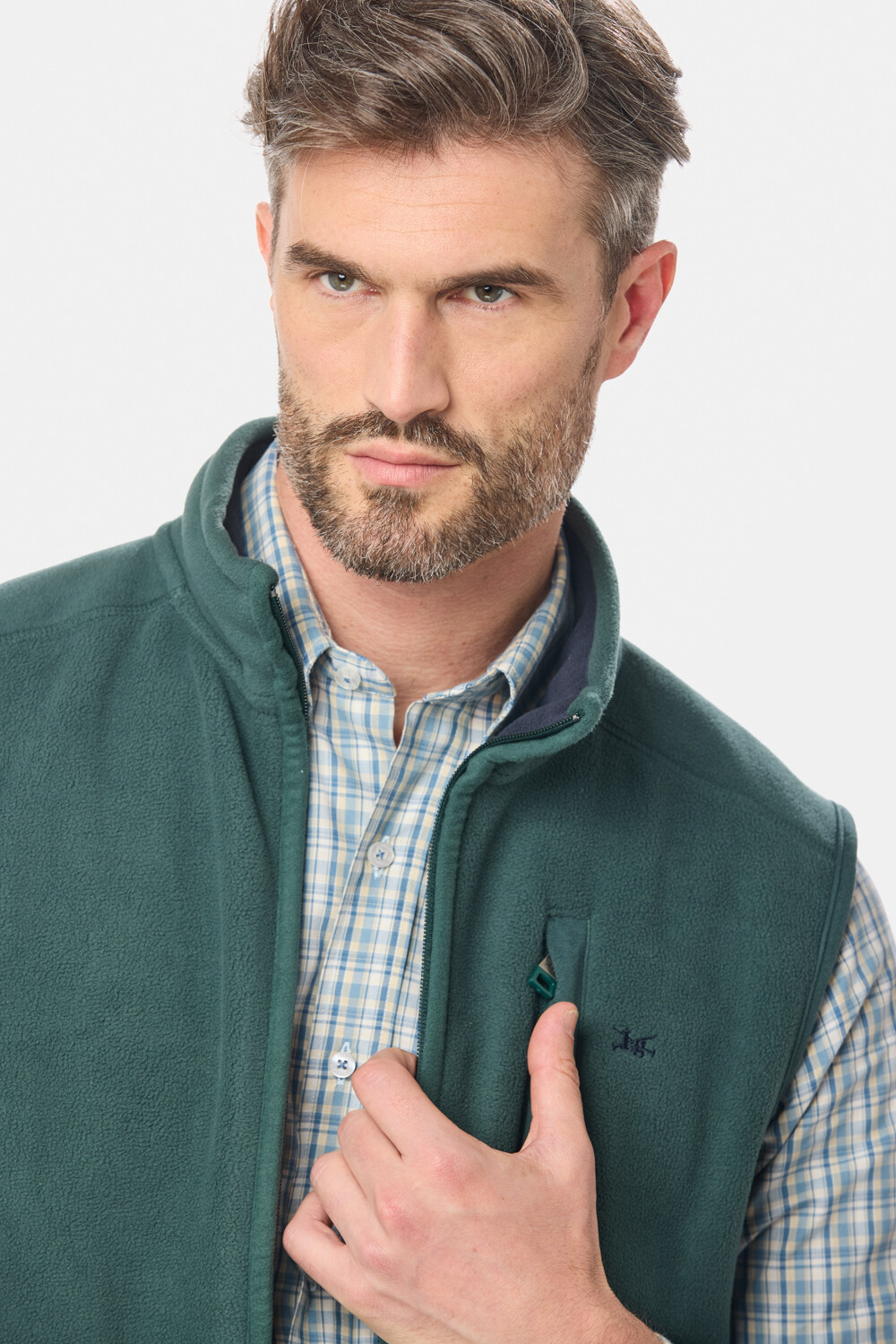 CHALECO POLAR DE ABRIGO Verde