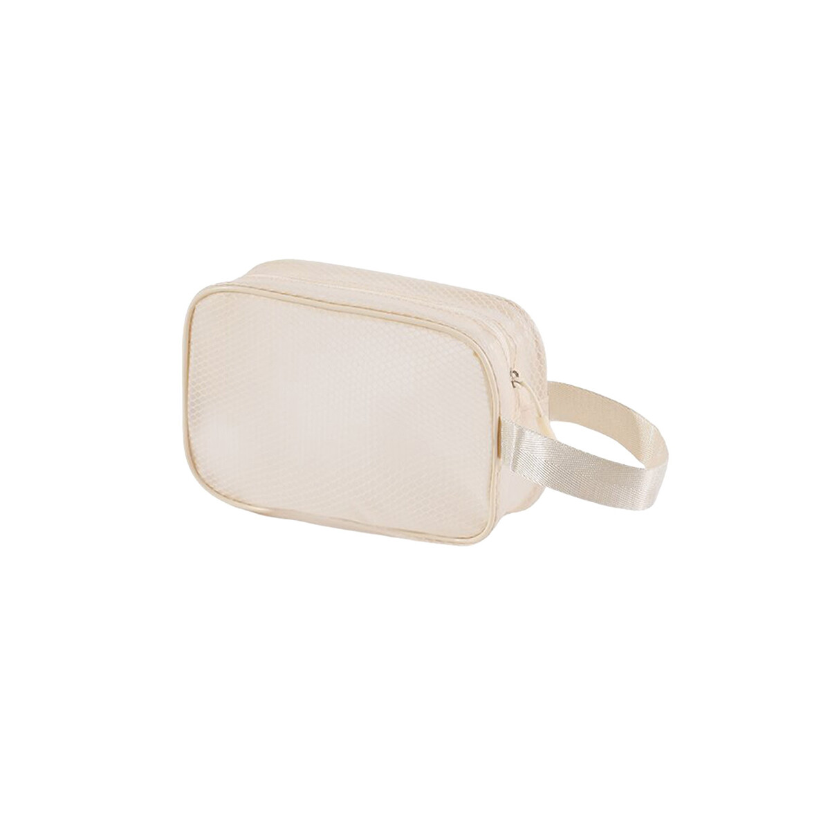 Neceser impermeable con asa - 20x12x7cm - Beige 