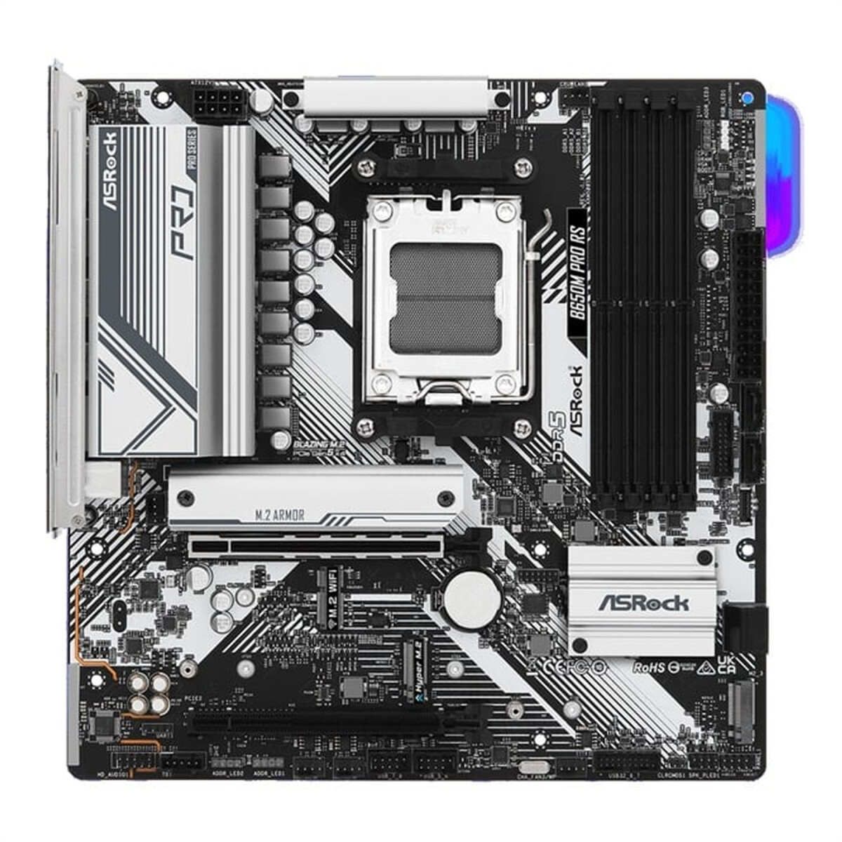 PLACA MADRE ASROCK B650M PRO RS AM5 WIFI 