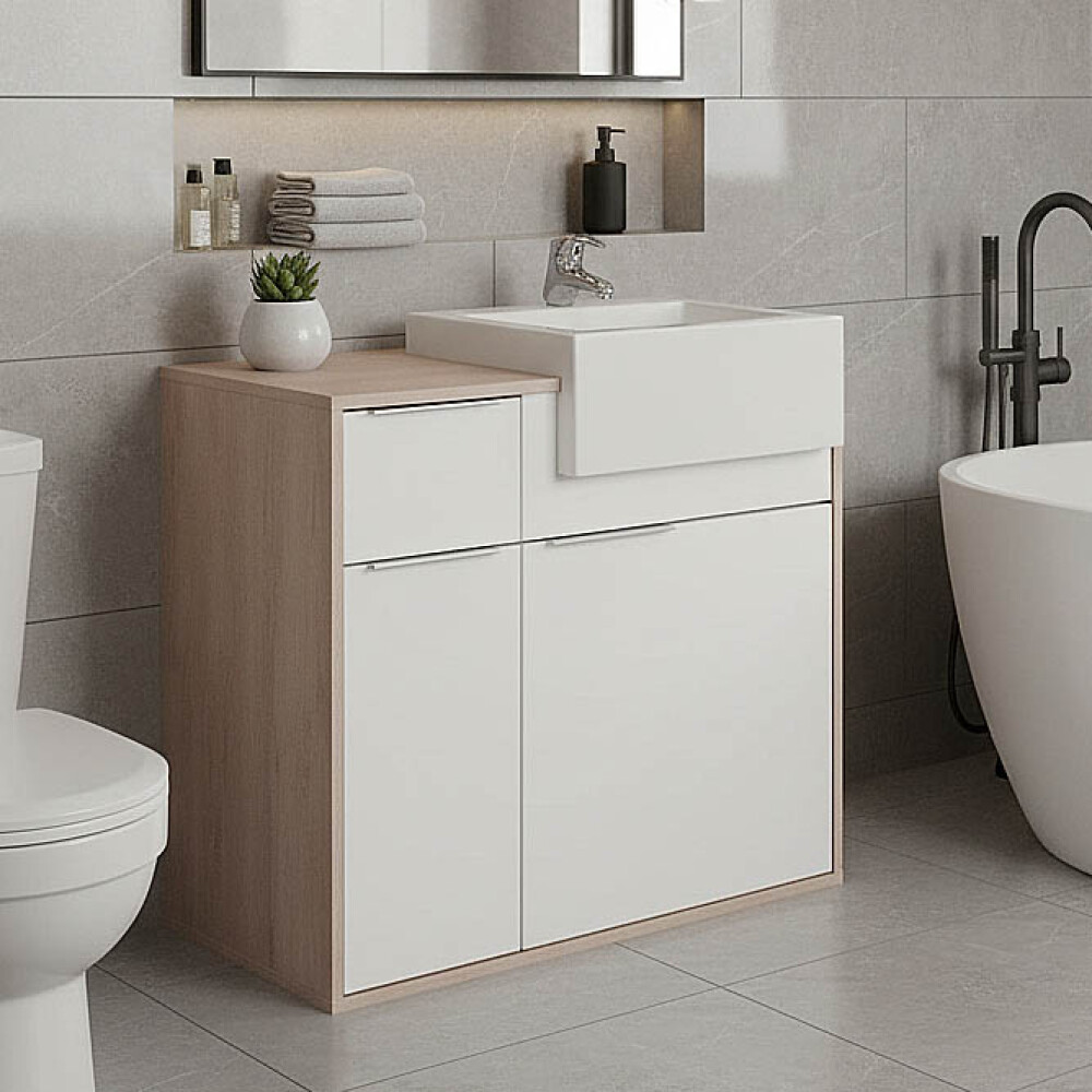 MUEBLE DE BAÑO MDF BLANCO SENSE