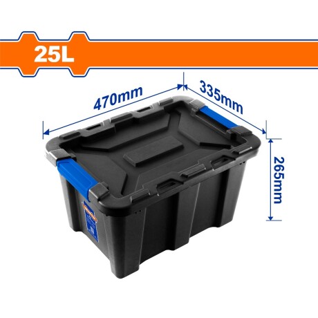 Contenedor Plastico Wadfow Wtb3325 Apilable 25L Ub 001
