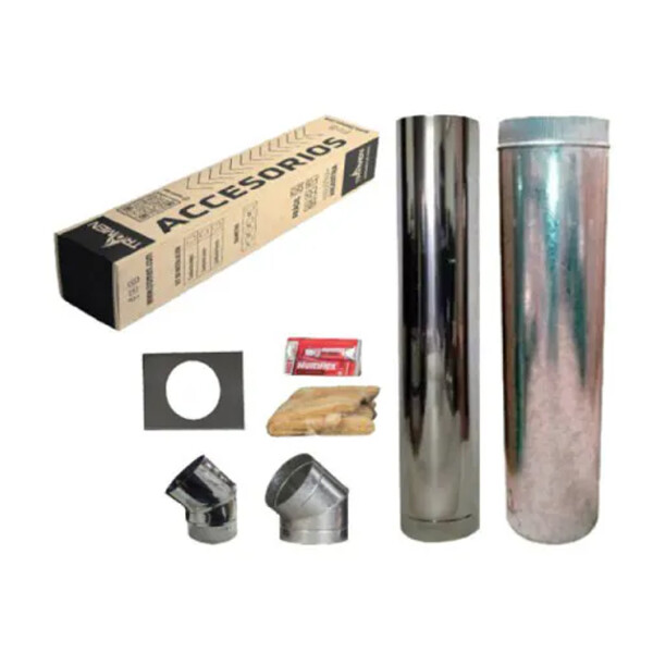 Calefactor Estufa Alto Rendimiento Tromen P11000 C/ Kit CALEFACTOR TROMEN P11000 KIT 6" 32347001