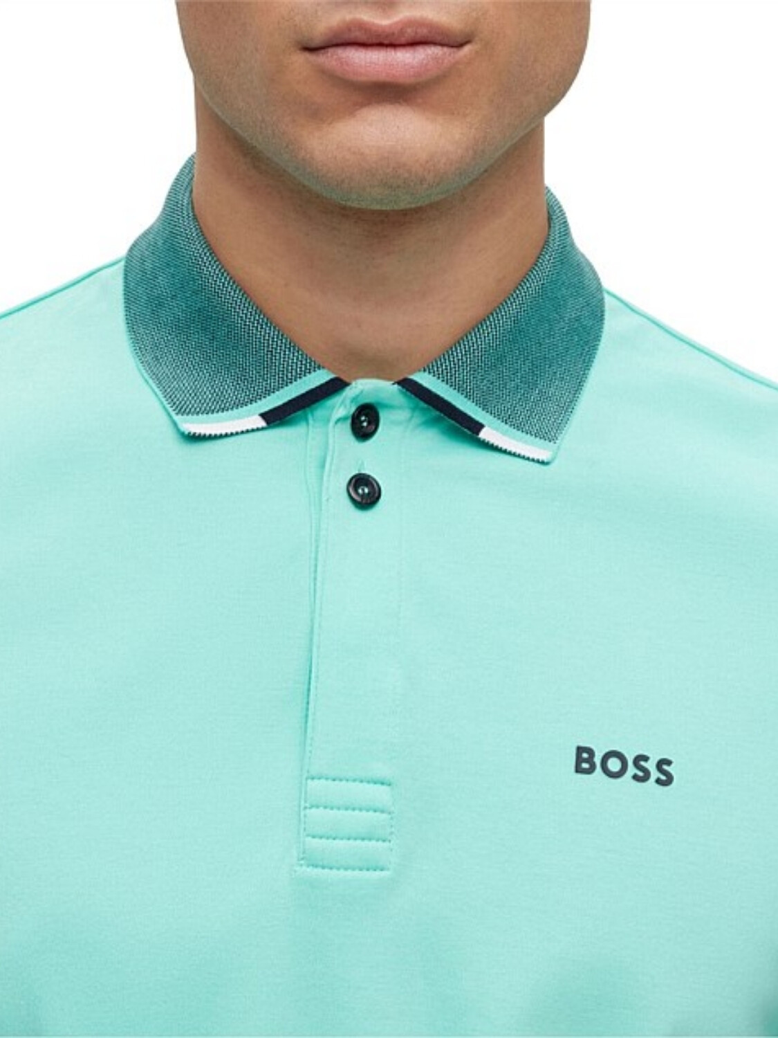 BOSS -Remera Polo Regular Fit, Paddy 1 Turquesa