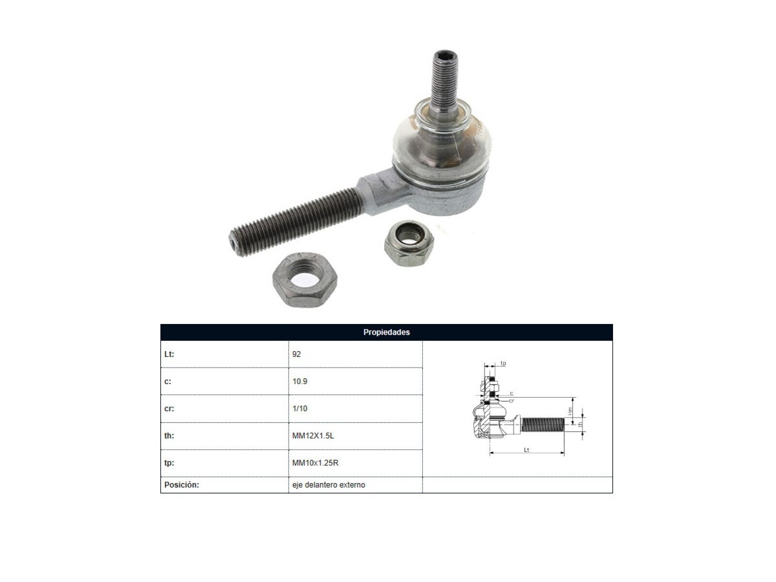 Puntero Mercedes Benz 190 D (W201) 82-93 Der/Izq 