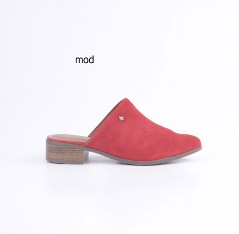 Zueco Bajo Rojo