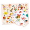 Set x3 láminas de stickers grandes Fiesta