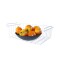 Cesto organizador colgante grande 46,5 x 28,5cm BLANCO