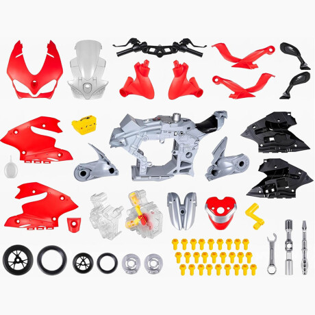 Moto Deportiva Juguete Desarmable Mecánico Luz Sonido Moto Deportiva Juguete Desarmable Mecánico Luz Sonido