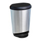 Tarro de residuos simil metal con pedal 20 lts GRIS