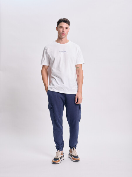 Pantalón deportivo cargo jogger Azul Marino