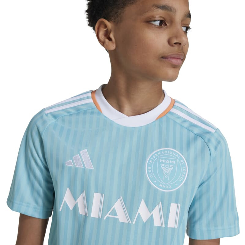 Camiseta Adidas Inter Miami Messi de Niños - JE6077 Celeste