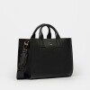 Cartera de Mano Capri En Cuero Graneado Negro