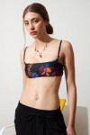 Bikini jungla top negro