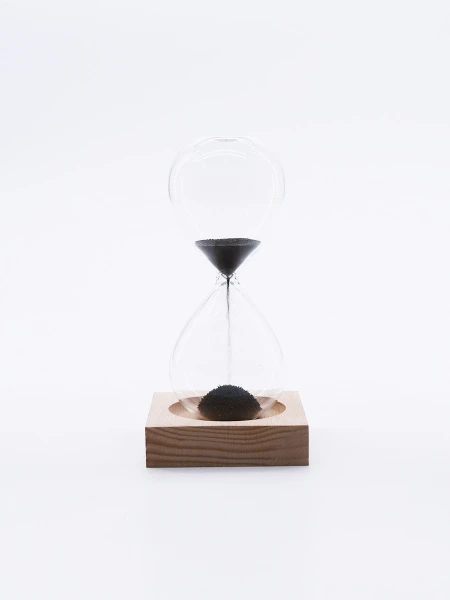 RELOJ DE ARENA RÚSTICO MADERA