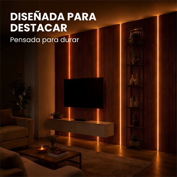 Luz LED Panel WPC RGB Varios Modos 250 cm RGB