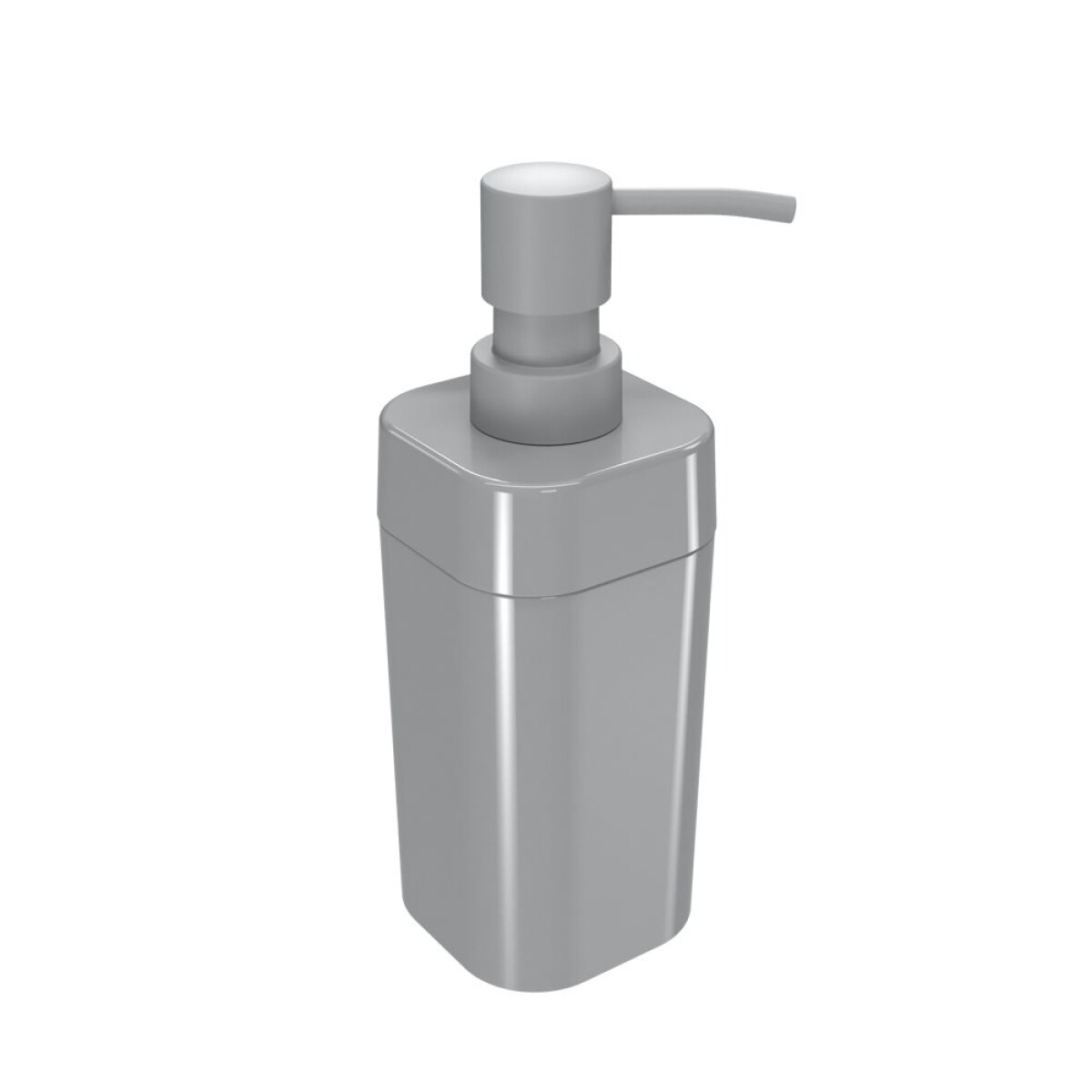 DISPENSADOR DE JABON PLASTICO 290ML GRIS SPLASH 