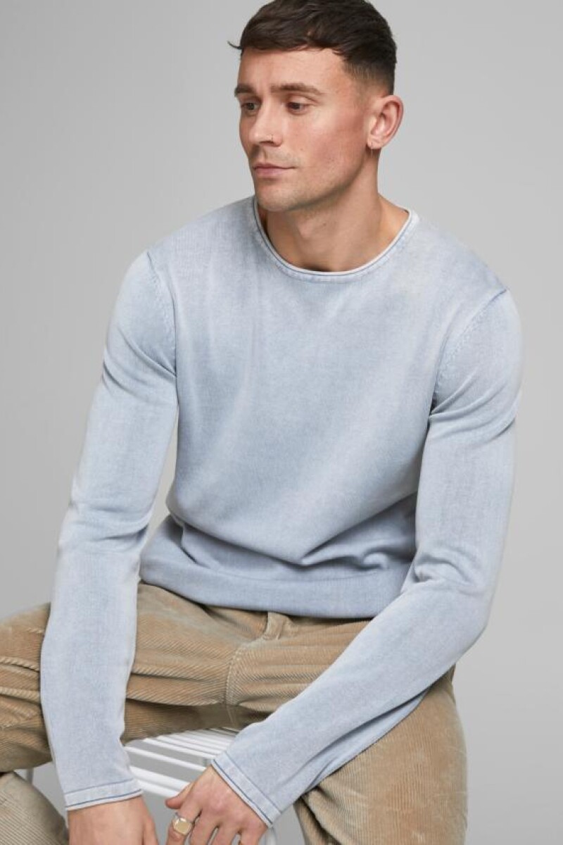 Sweater Leo Faded Denim