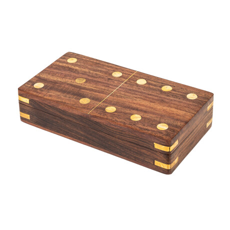 DOMINÓ TAPA DE MADERA MARRÓN MADERA 3647