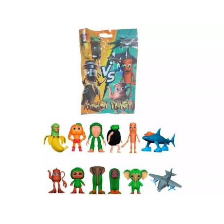 Figura Llavero Sorpresa Brain Rot en Sobre con 3 Cartas 001