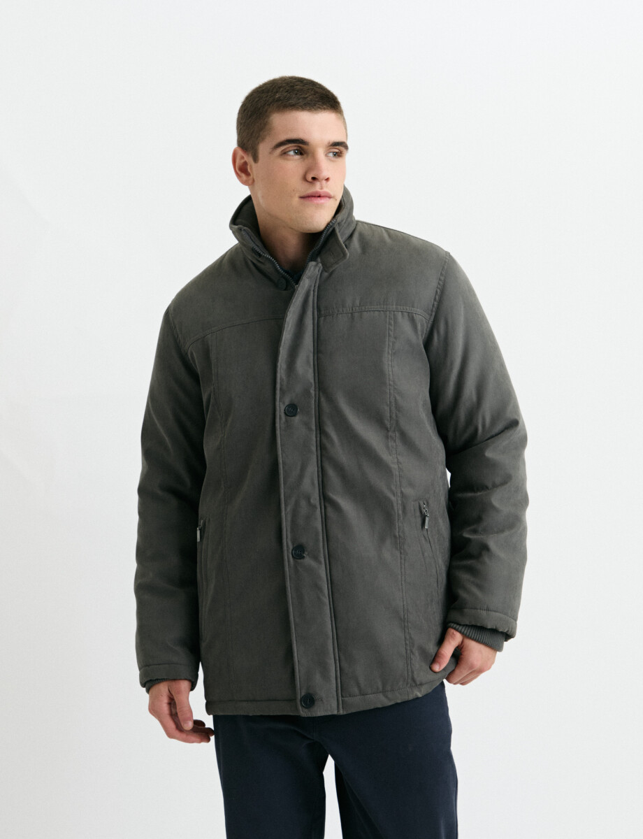 300779 CAMPERA HARRINGTON LABEL Verde