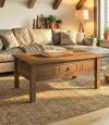 Mesa de Centro Linea Mexicana 100x60cm Nogal