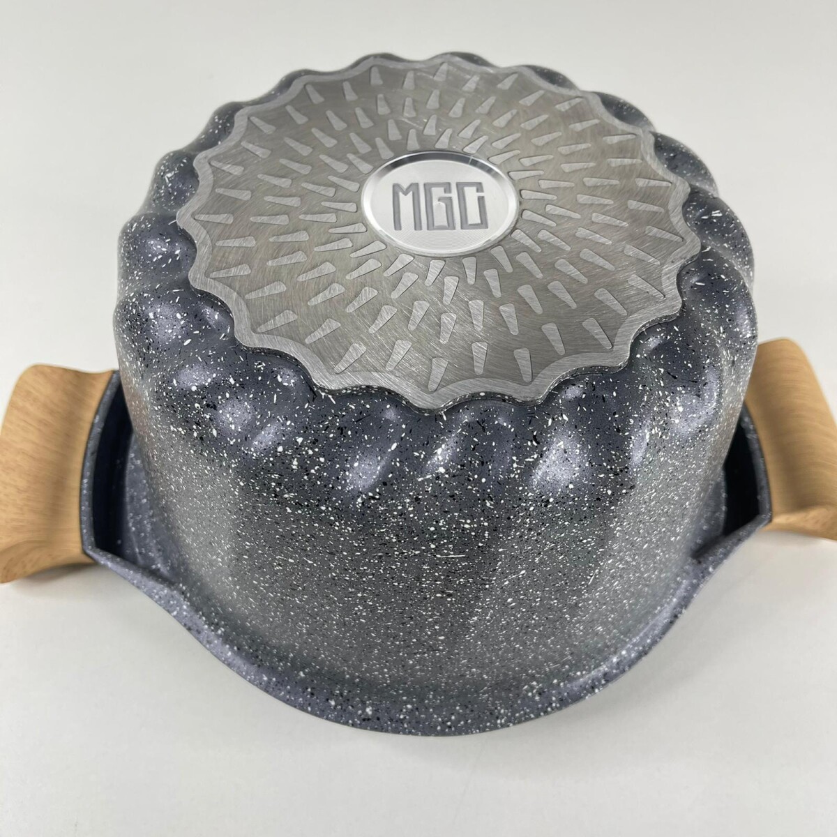 Kazan Tatarskij Olla De Aluminio Fundido Con Tapa | 8 Litros | Para Fuego Abierto | Diámetro 37 Cm | Cocina Tradicional Y Barbacoa
