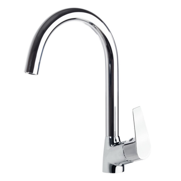 GRIFERÍA MONOCOMANDO LÍNEA CIVIC CROMO VERTICAL CONICO CAÑO CISNE 510621 Grifería Monocomando Línea Civic Cromo Vertical Conico Caño Cisne 510621