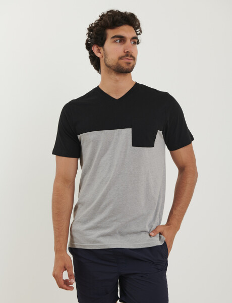 520771 T-SHIRTS NAVIGATOR Negro/gris