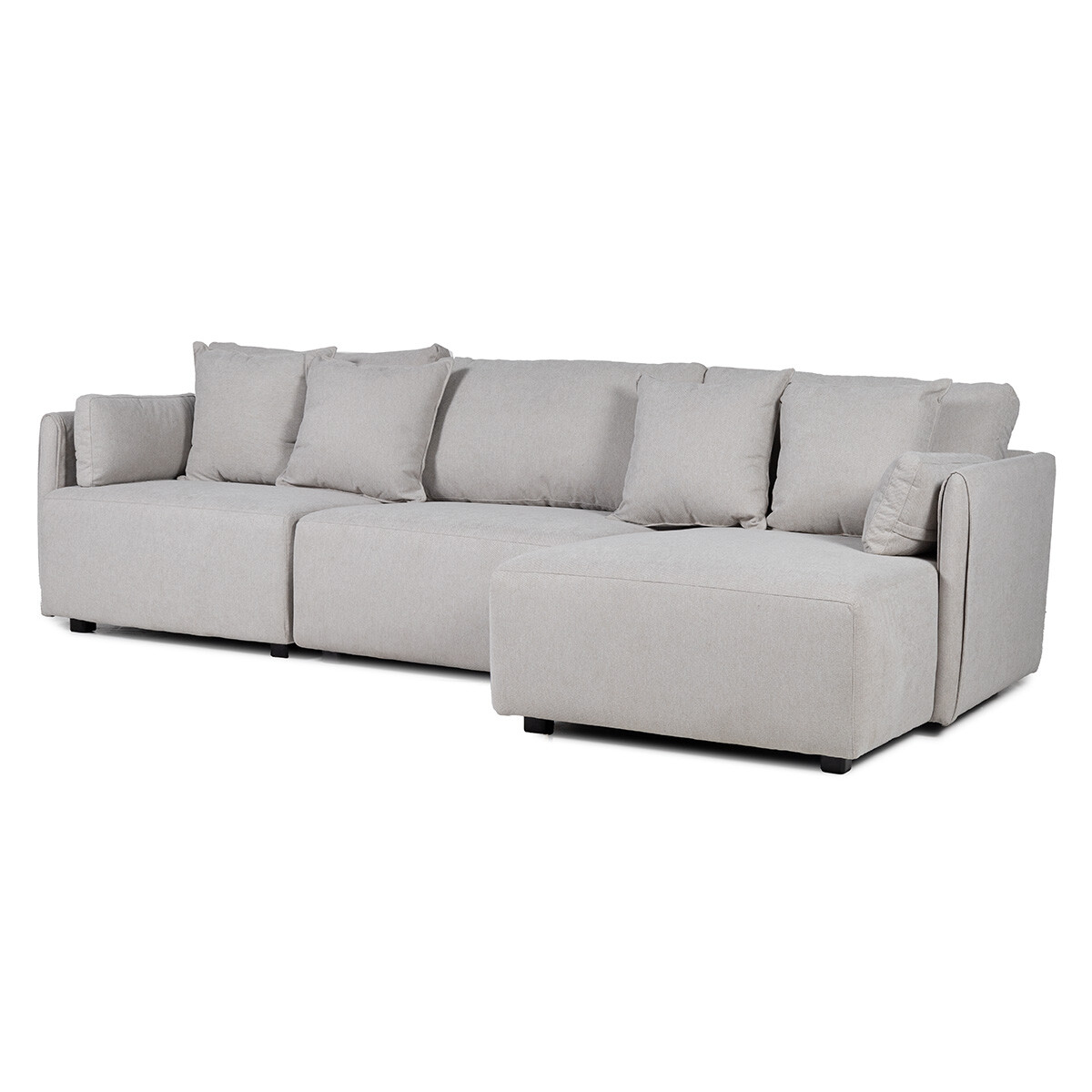 Rinconera Torino - Tela Microfibra - Chaise Derecho - 3A-341 (Beige) 