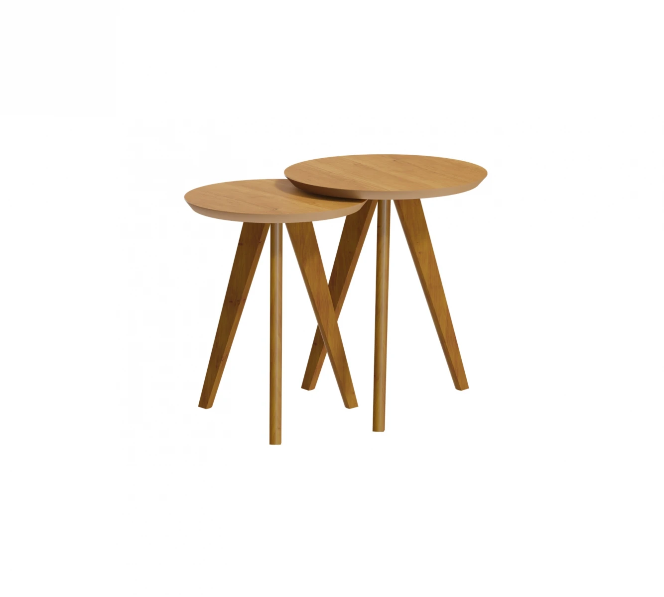 Mesa Lateral Classic - Conjunto - Línea Manhattan - Natural 