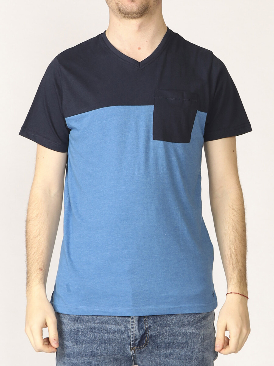 T-shirts Navigator - Azul Osc/piedra 