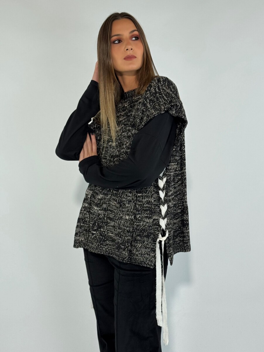 CHALECO JACINTA - NEGRO 
