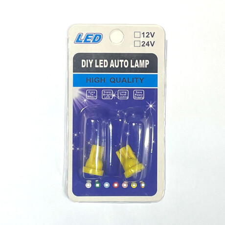 LAMPARA - T10 W5W LED AMBAR X JGO WESTON LAMPARA - T10 W5W LED AMBAR X JGO WESTON