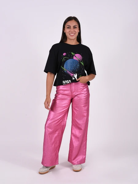REMERA SPACE NEGRO