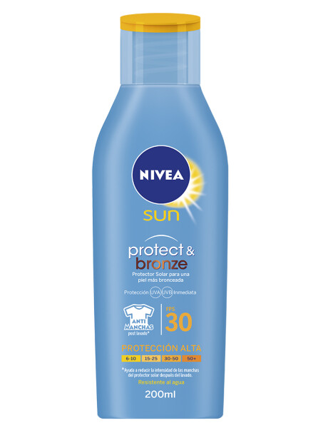Protector solar Nivea Sun Protect & Bronze FPS 30 200ml Protector solar Nivea Sun Protect & Bronze FPS 30 200ml